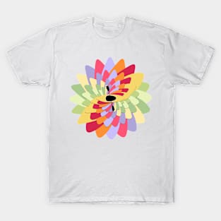 White Water Kayak Flower for Kayakers T-Shirt